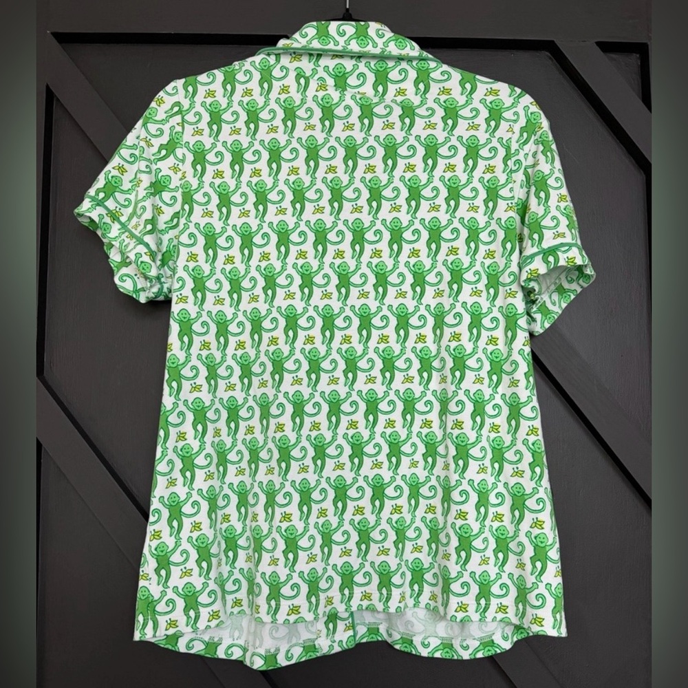 Roller Rabbit Emerald Monkey Polo
Pajamas, Size Large - Picture 5 of 12
